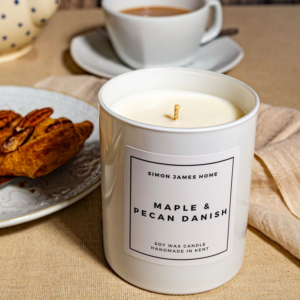 Maple & Pecan Danish Candle - Handmade Soy Wax - Miola