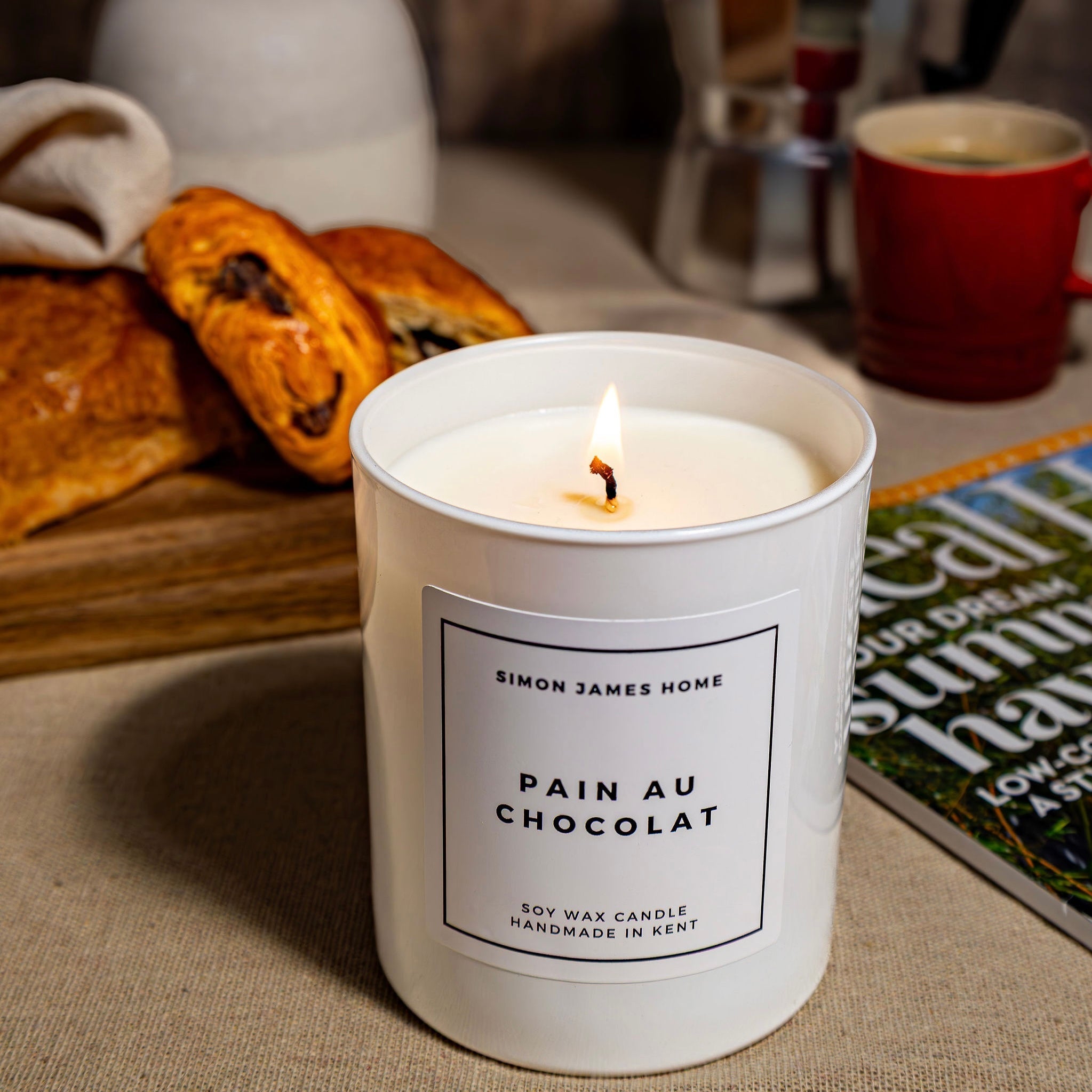 Pain au Chocolat Candle - Handmade Soy Wax