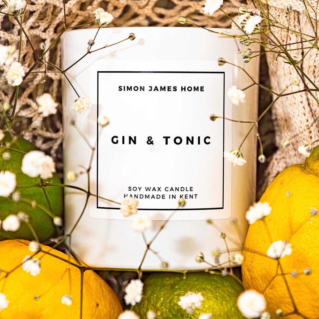 Gin & Tonic Candle - Handmade Soy Wax - Miola