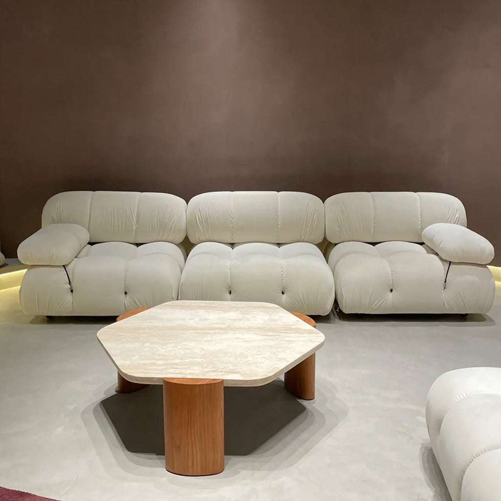 B&B Italia Camaleonda Style Sofa, Three Seater Sofa, Modular Sofa, Velvet - Miola