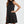 Load image into Gallery viewer, Gold Foil Star Halter Neck Tie Back Mini Dress In Black
