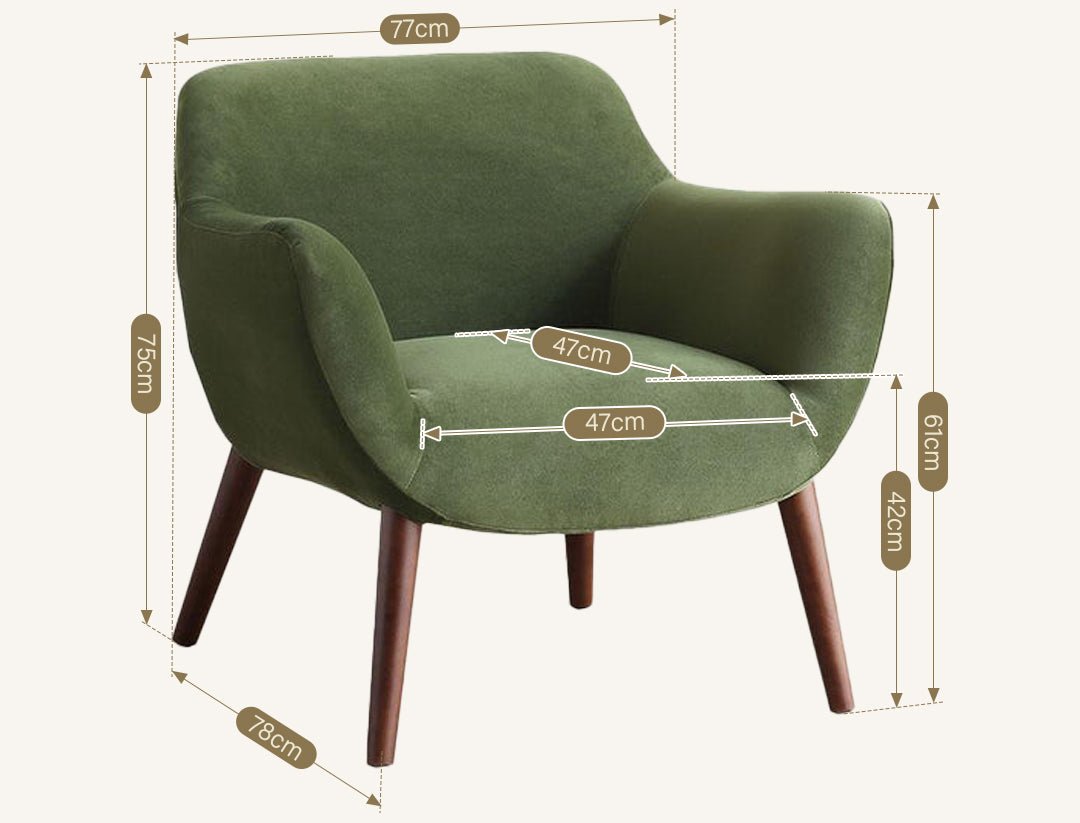 INS92 Armchair, Velvet - Miola