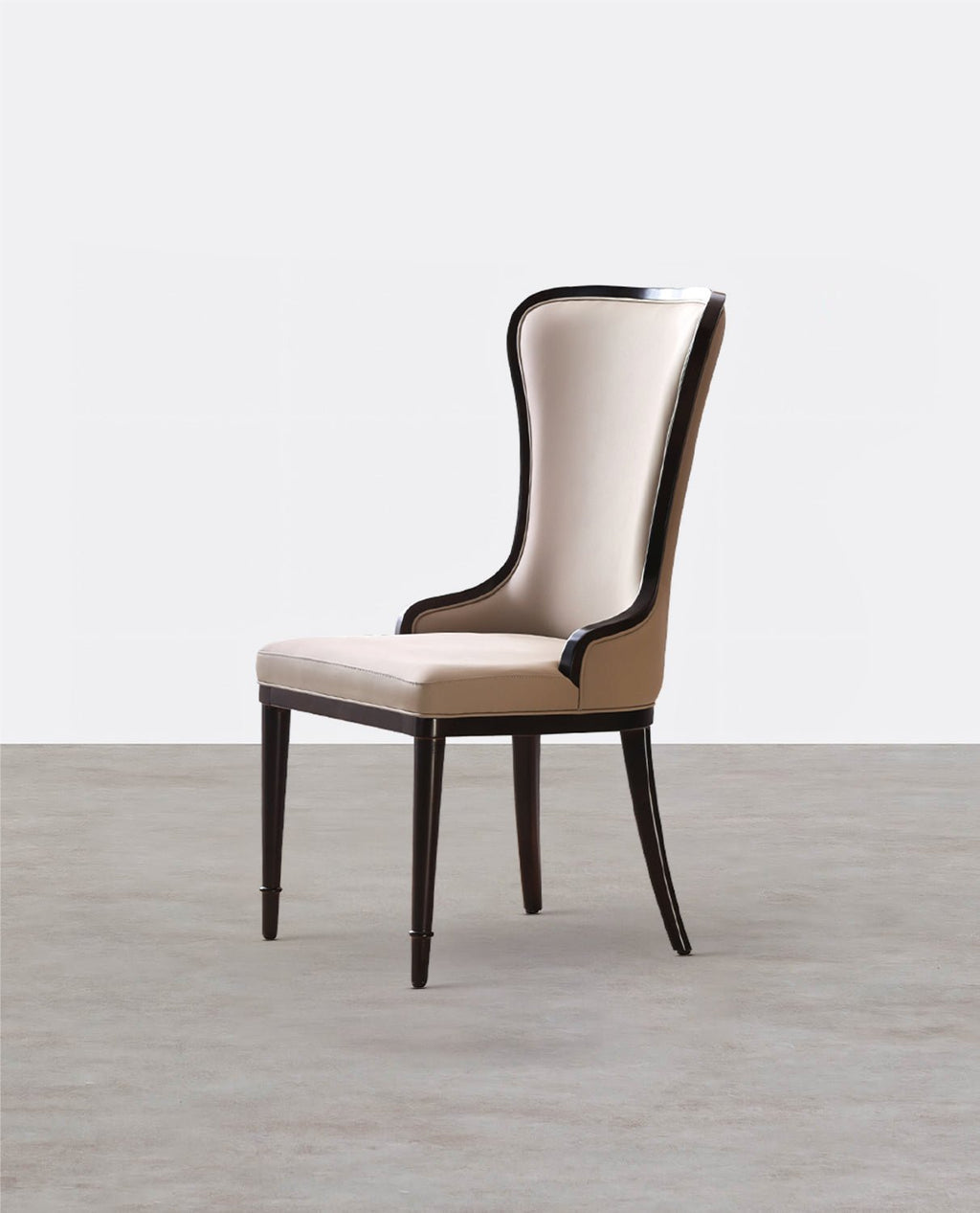 Inoue High Back Dining Chair, Leather - Miola