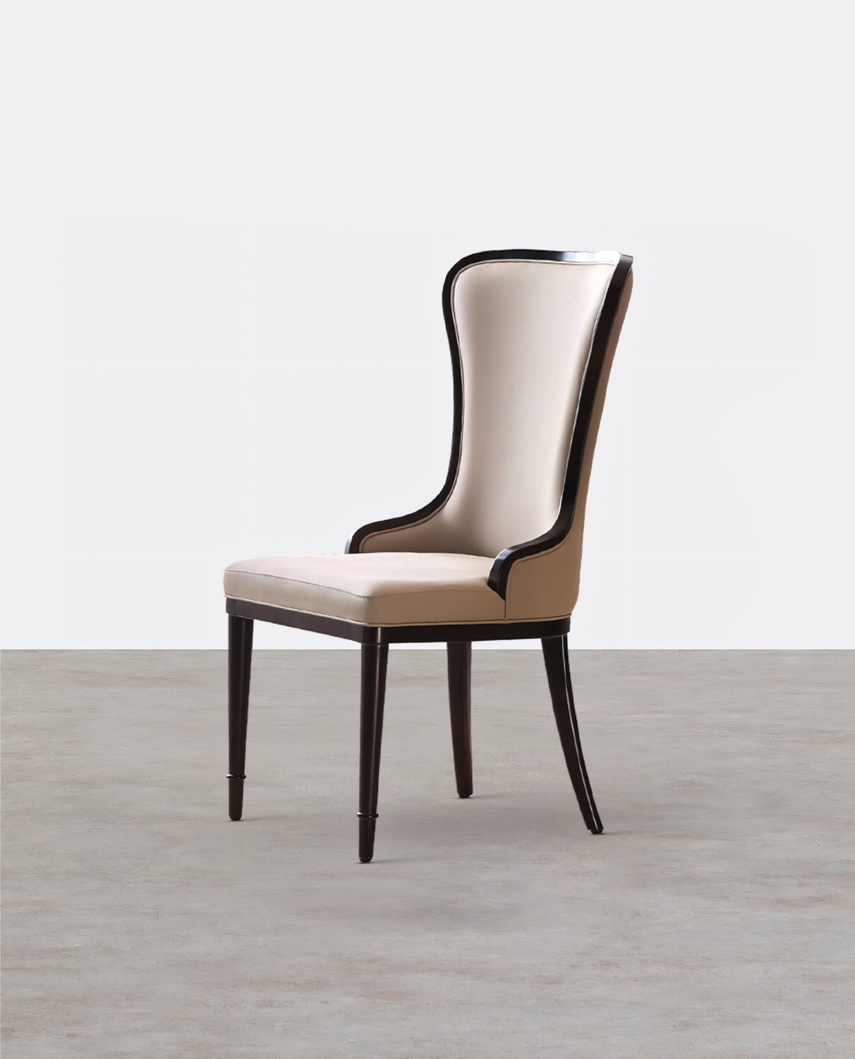 Inoue High Back Dining Chair, Leather - Miola
