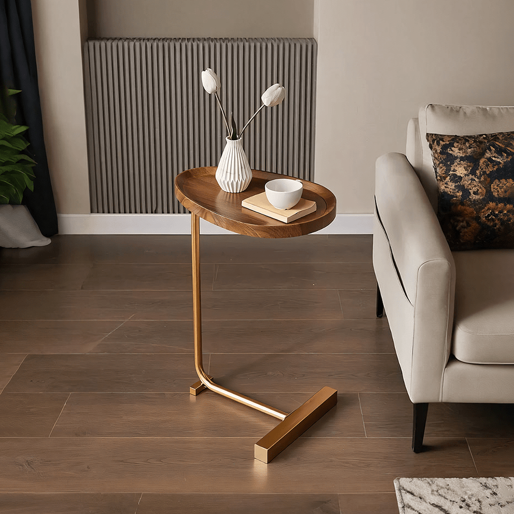 Isabeau Side Table, Wood - Miola
