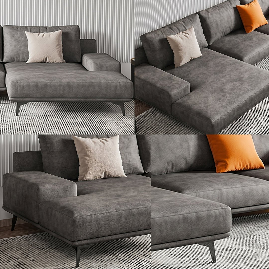 Jarrod Three Seater, Four Seater, Five Seater Corner Sofa - Miola