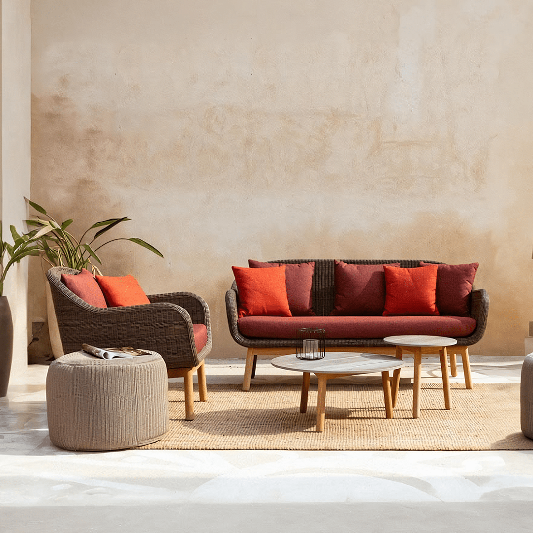 Julii Rattan Single Sofa, Two Seater Sofa, Outdoor Furniture - Miola