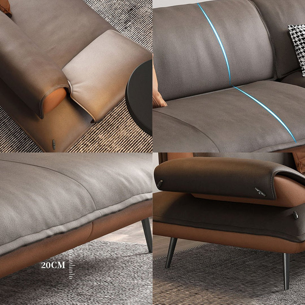 Julius S25 Two Seater Sofa, Leathaire - Miola
