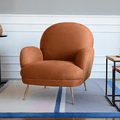 Juno Armchair, Brown Velvet - Miola