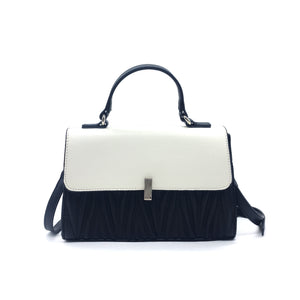 Swan Embossed Pattern Shoulder Bag