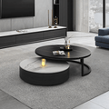 Kahoo Nesting Coffee Table, TV Stand, Sintered Stone - Miola