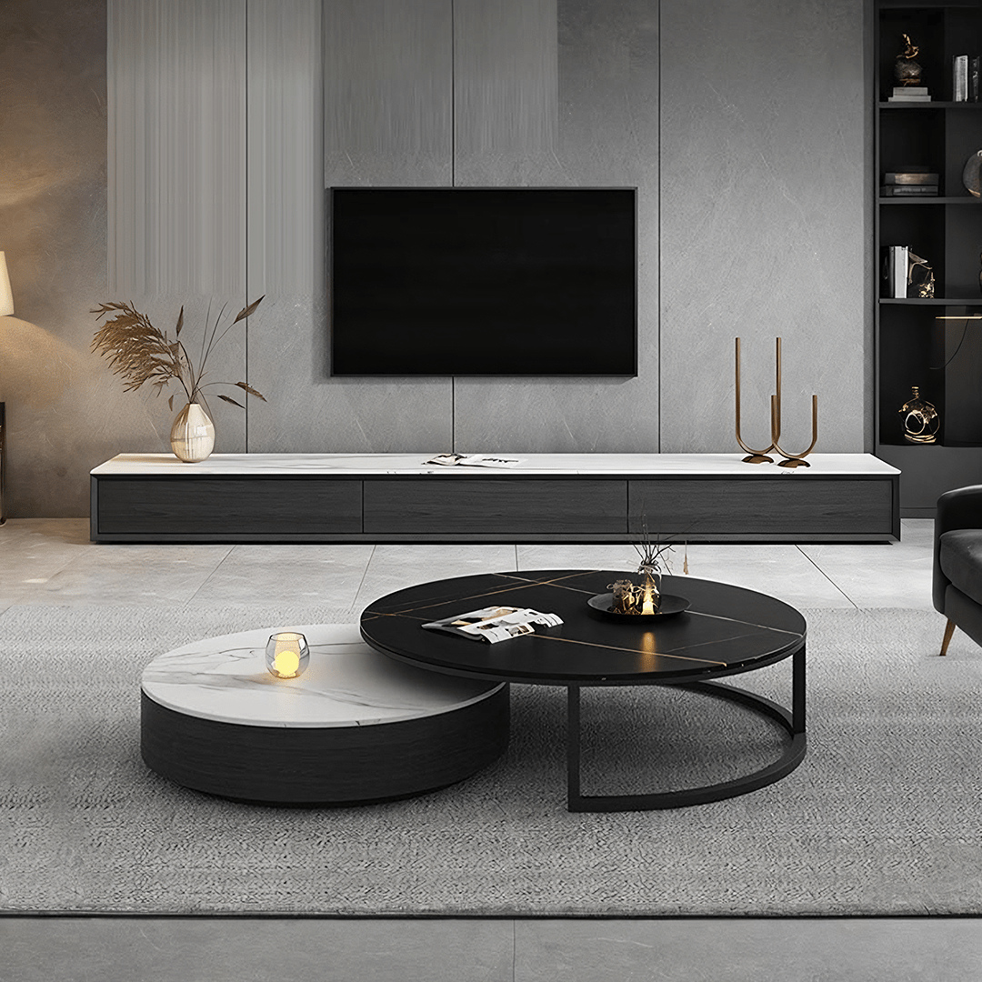 Kahoo TV Stand, Sintered Stone - Miola
