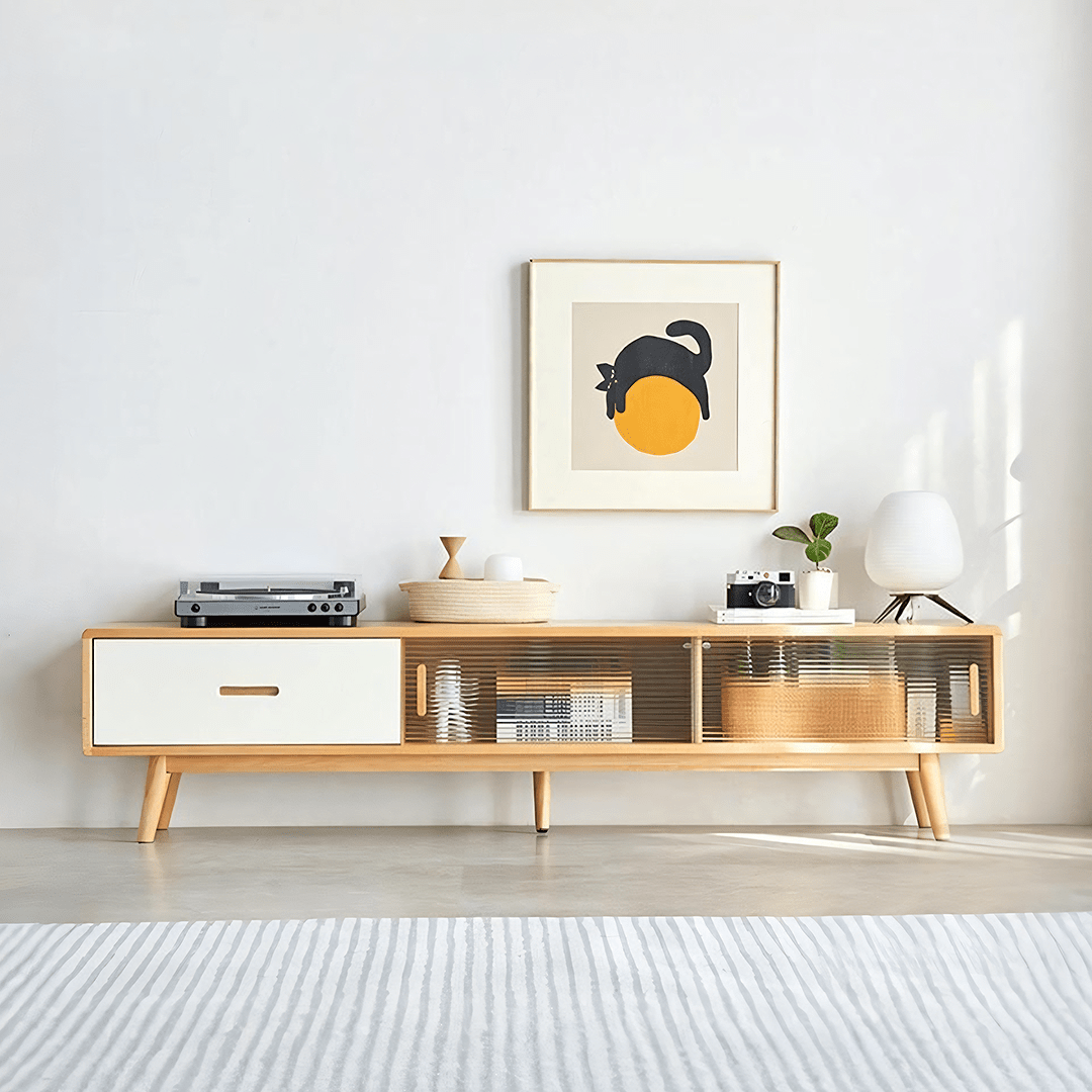 Karah TV Stand, Glass Door - Miola