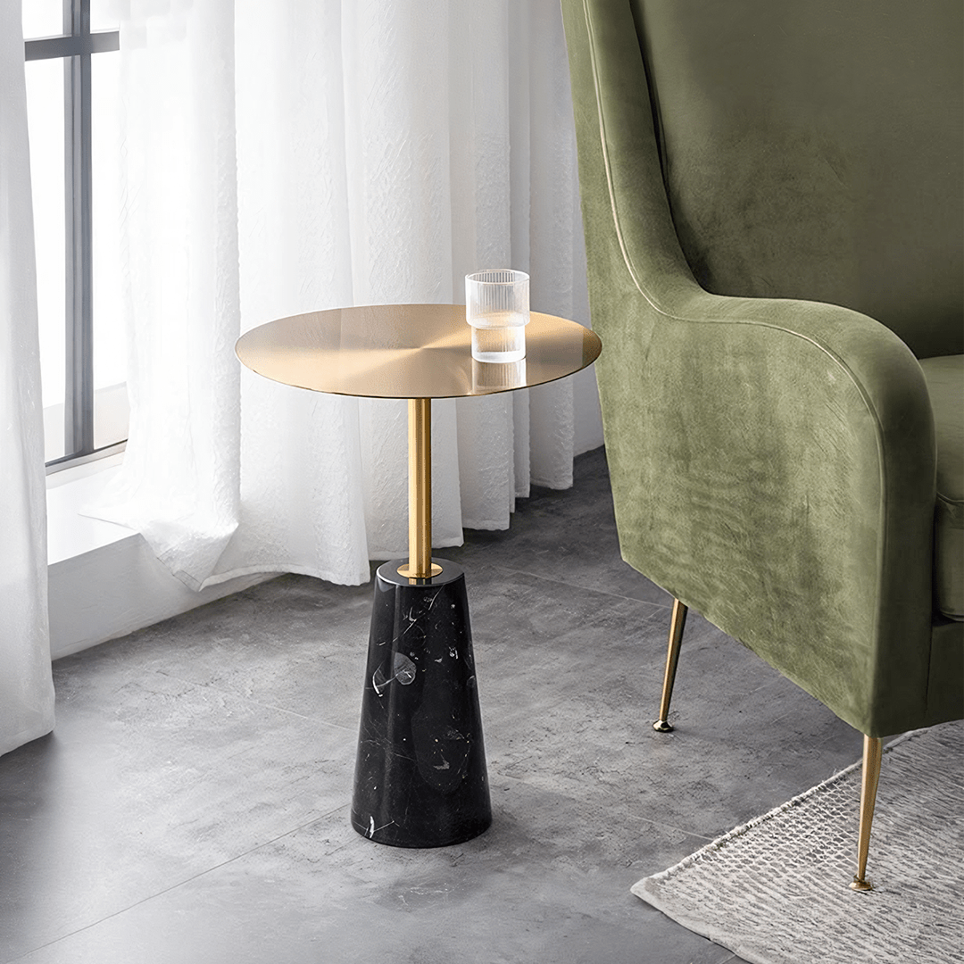Kilby Side Table, Marble - Miola