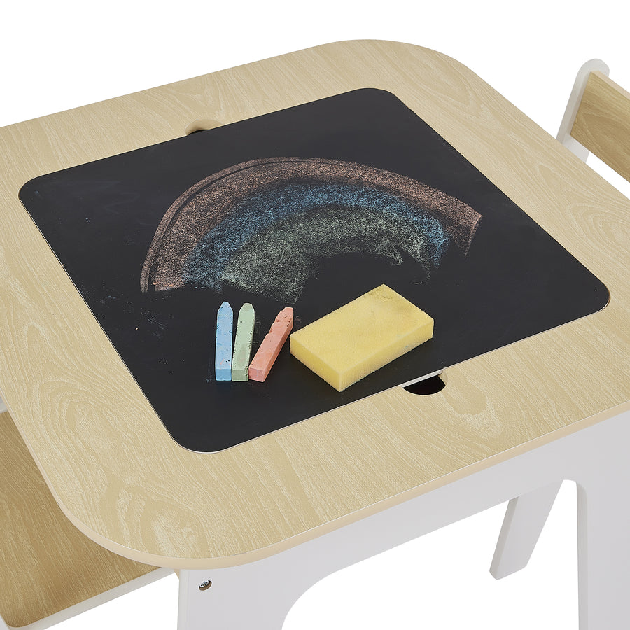 3-in-1 Storage Table and Two Chairs