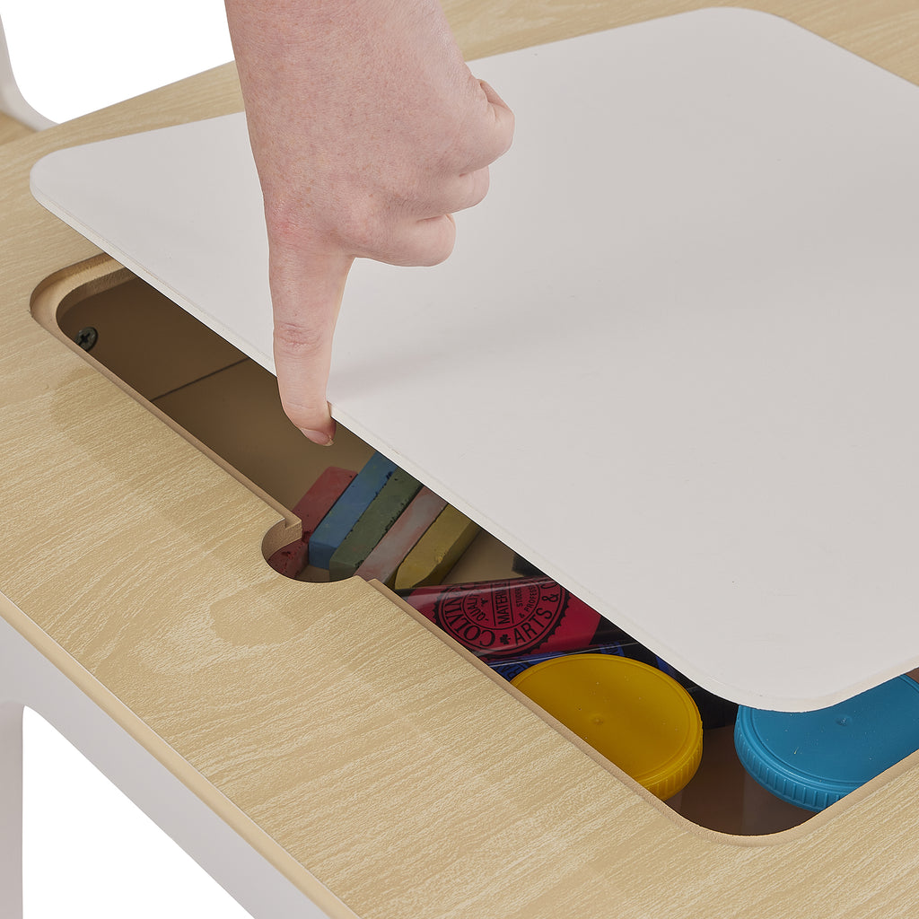 3-in-1 Storage Table and Two Chairs