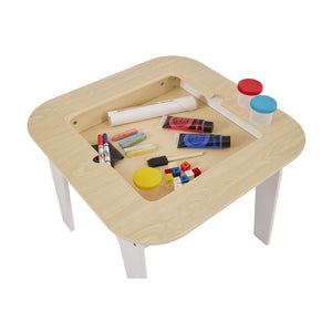 3-in-1 Storage Table and Two Chairs