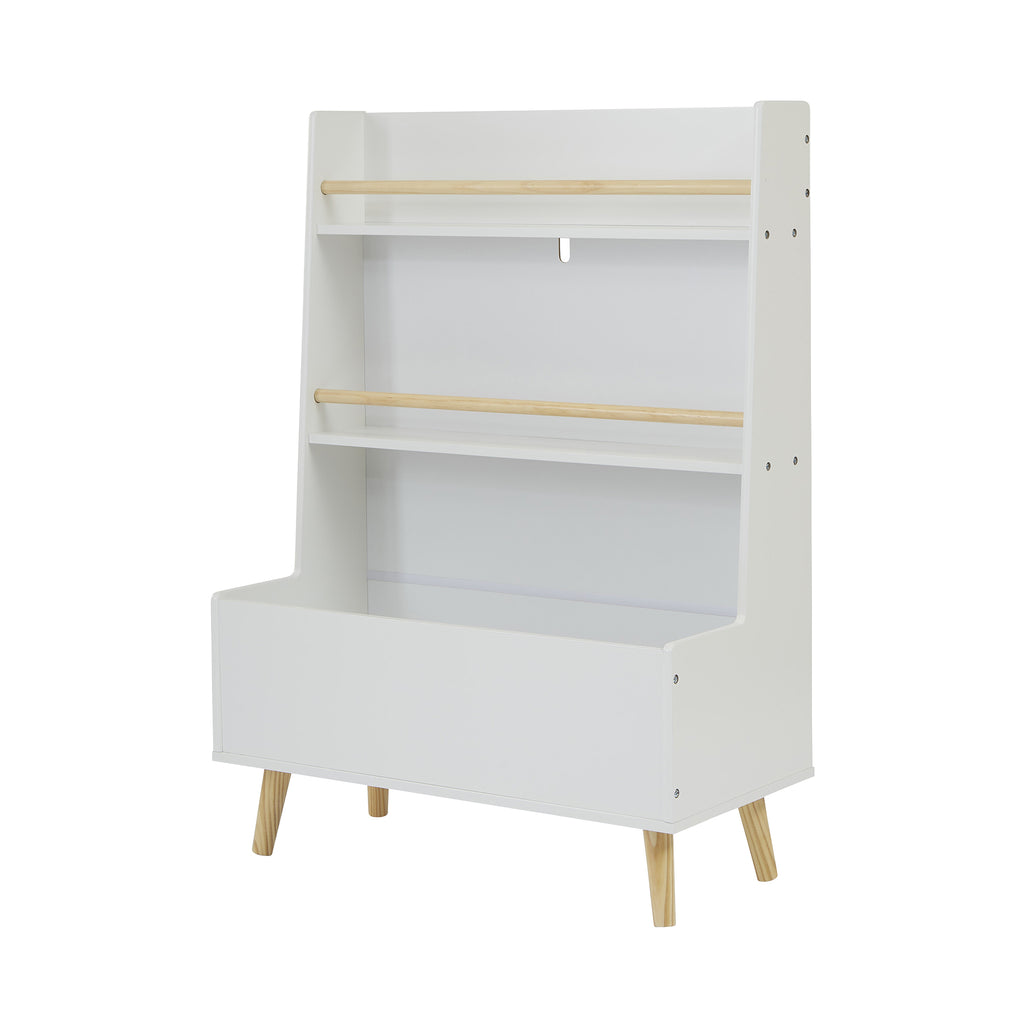 Bookcase and Toy Storage Cabinet