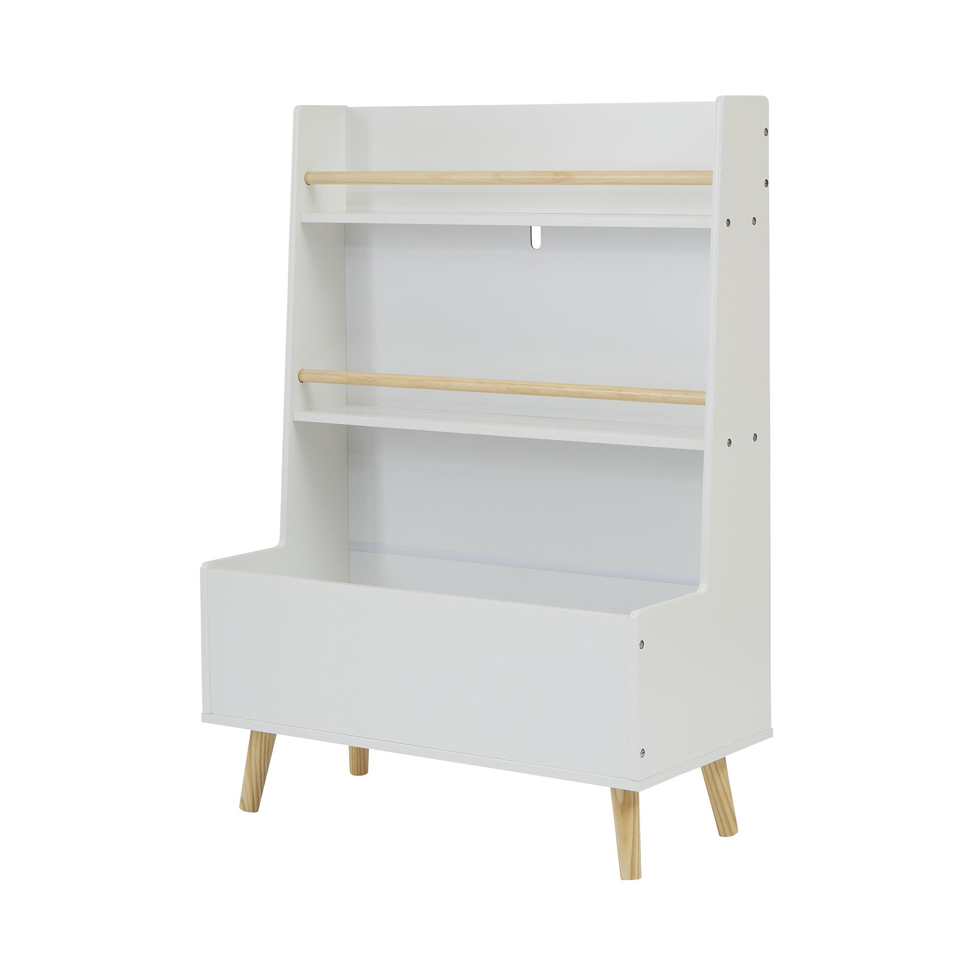Bookcase and Toy Storage Cabinet