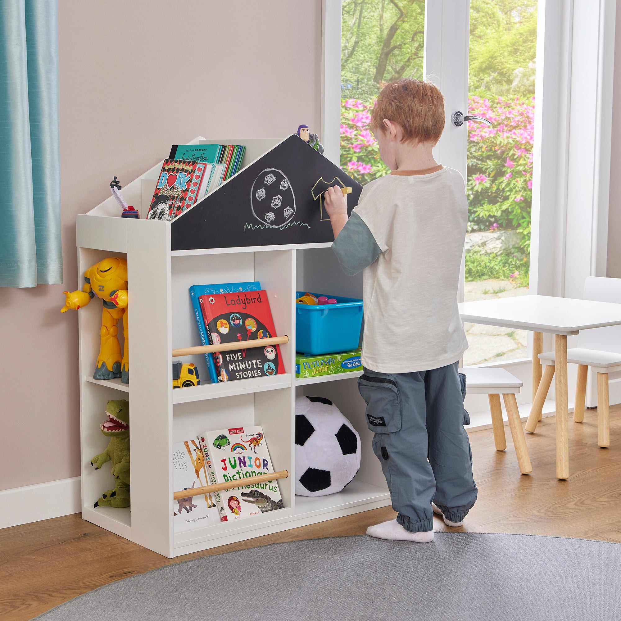 Bookcase and Storage Cabinet