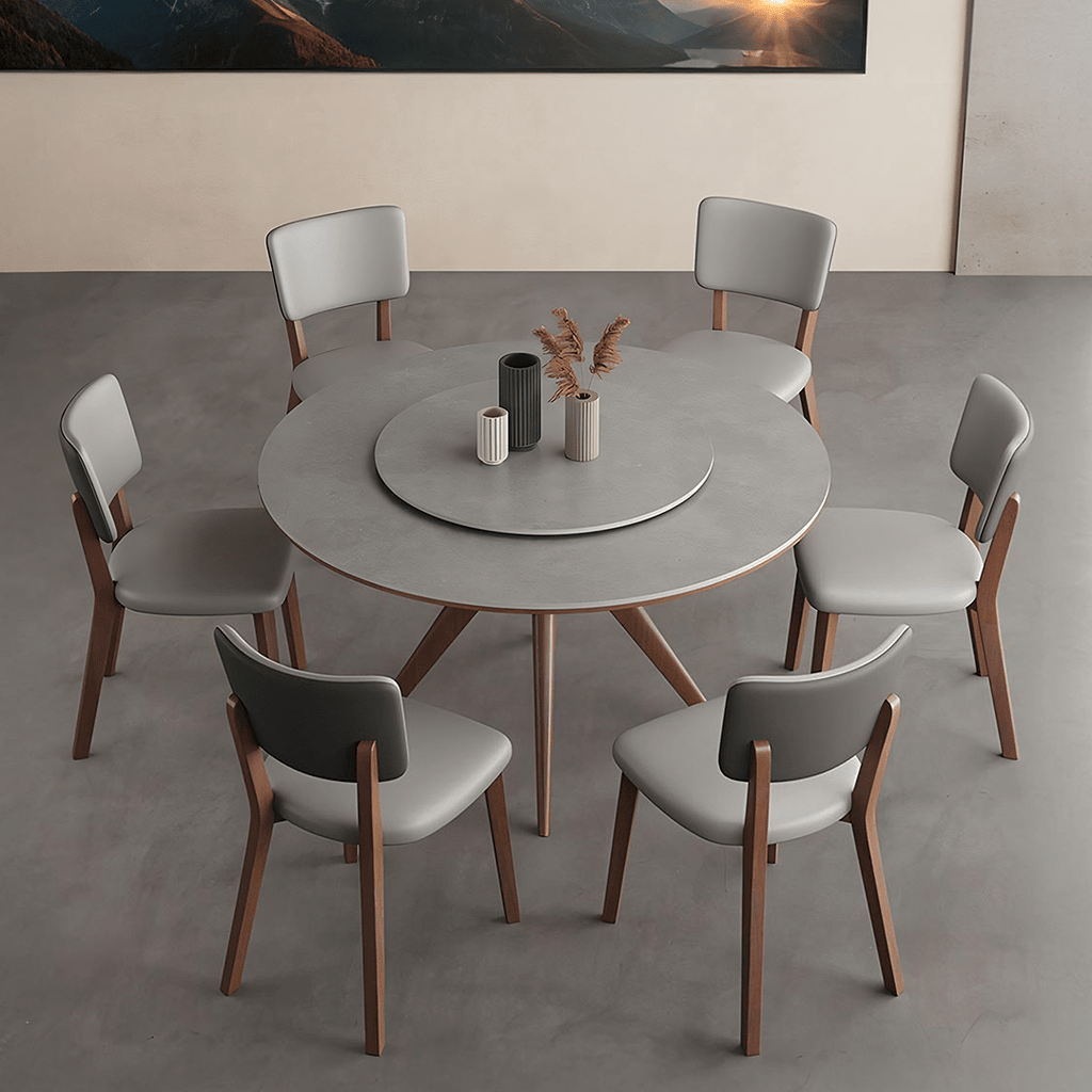 Leah Round Dining Table Set - Miola