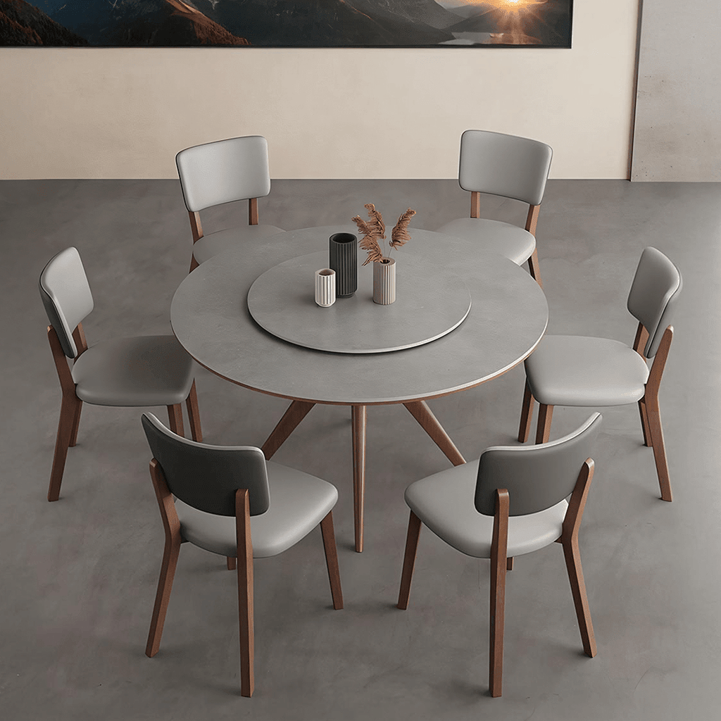 Leah Round Dining Table Set - Miola