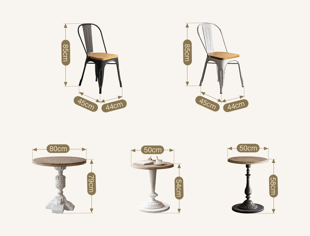 Leif Retro White Dining Table - Miola