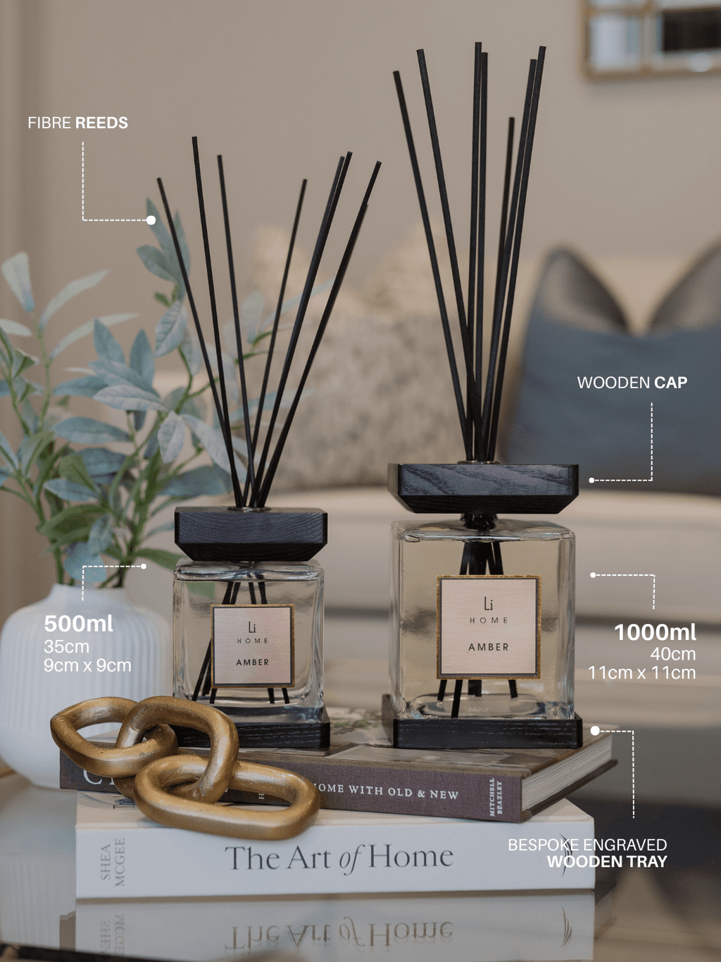 Luxury Square Diffuser - Fig Citrine - Miola