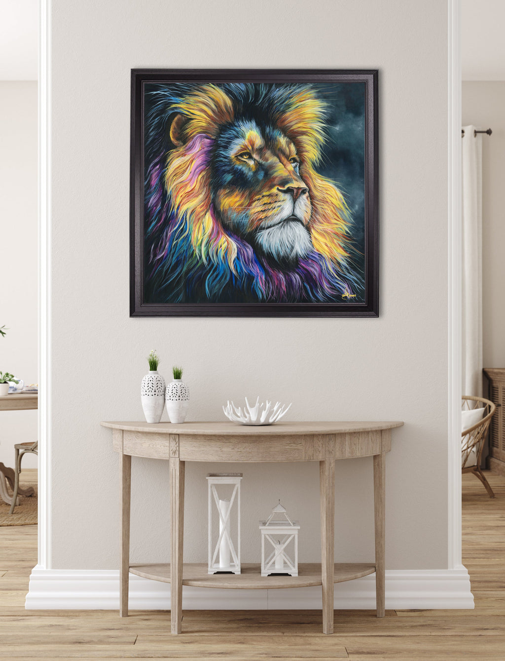 Lion Print 'Courage'