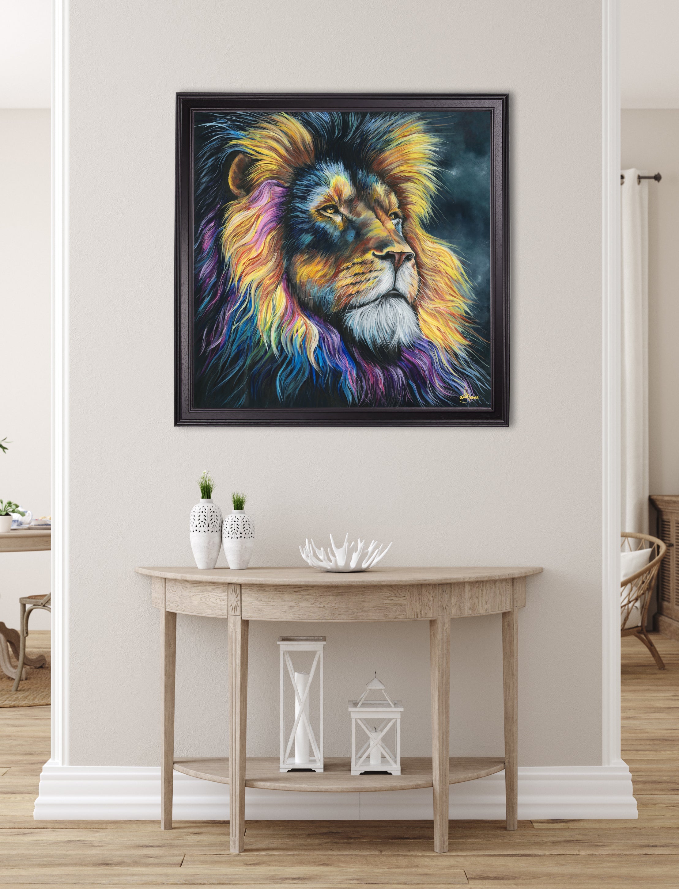 Lion Print 'Courage'