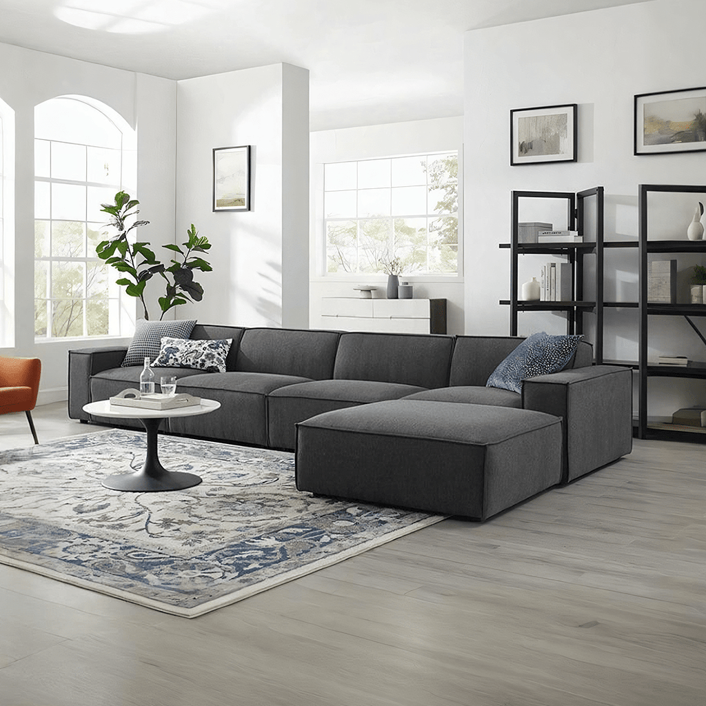 Lynnbrook Two Seater Sofa, Linen - Miola