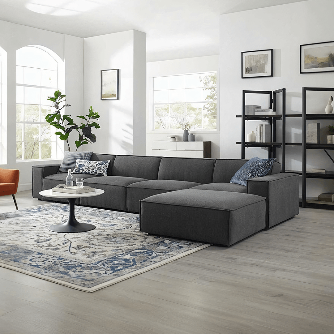 Lynnbrook Two Seater Sofa, Linen - Miola