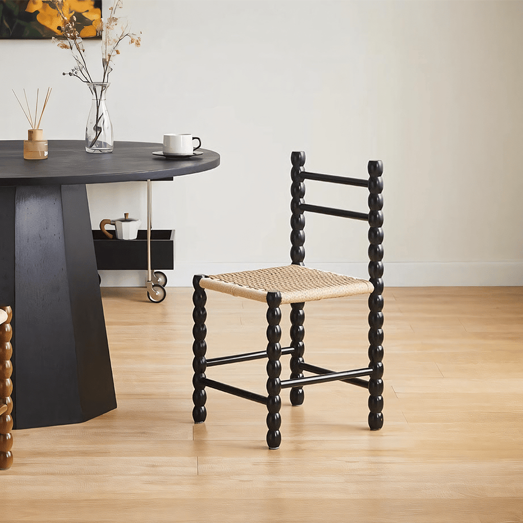 Mae Gourd Dining Chair, Rattan - Miola