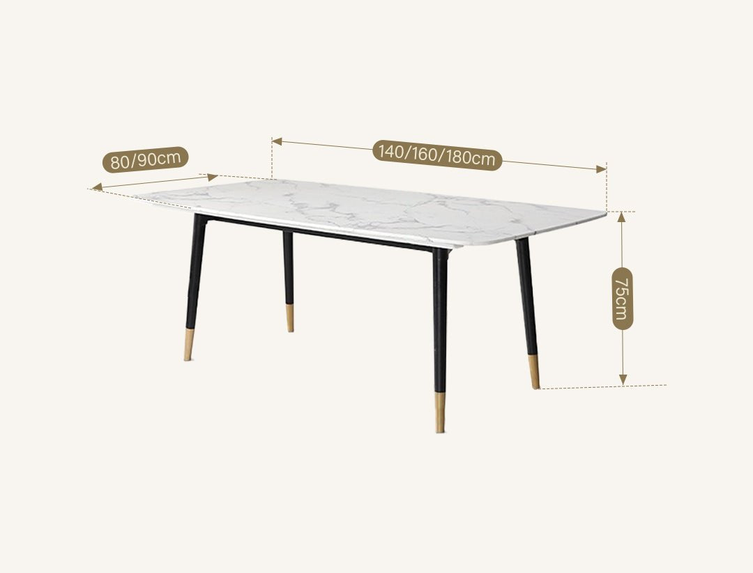 Malvern Dining Table, White - Miola