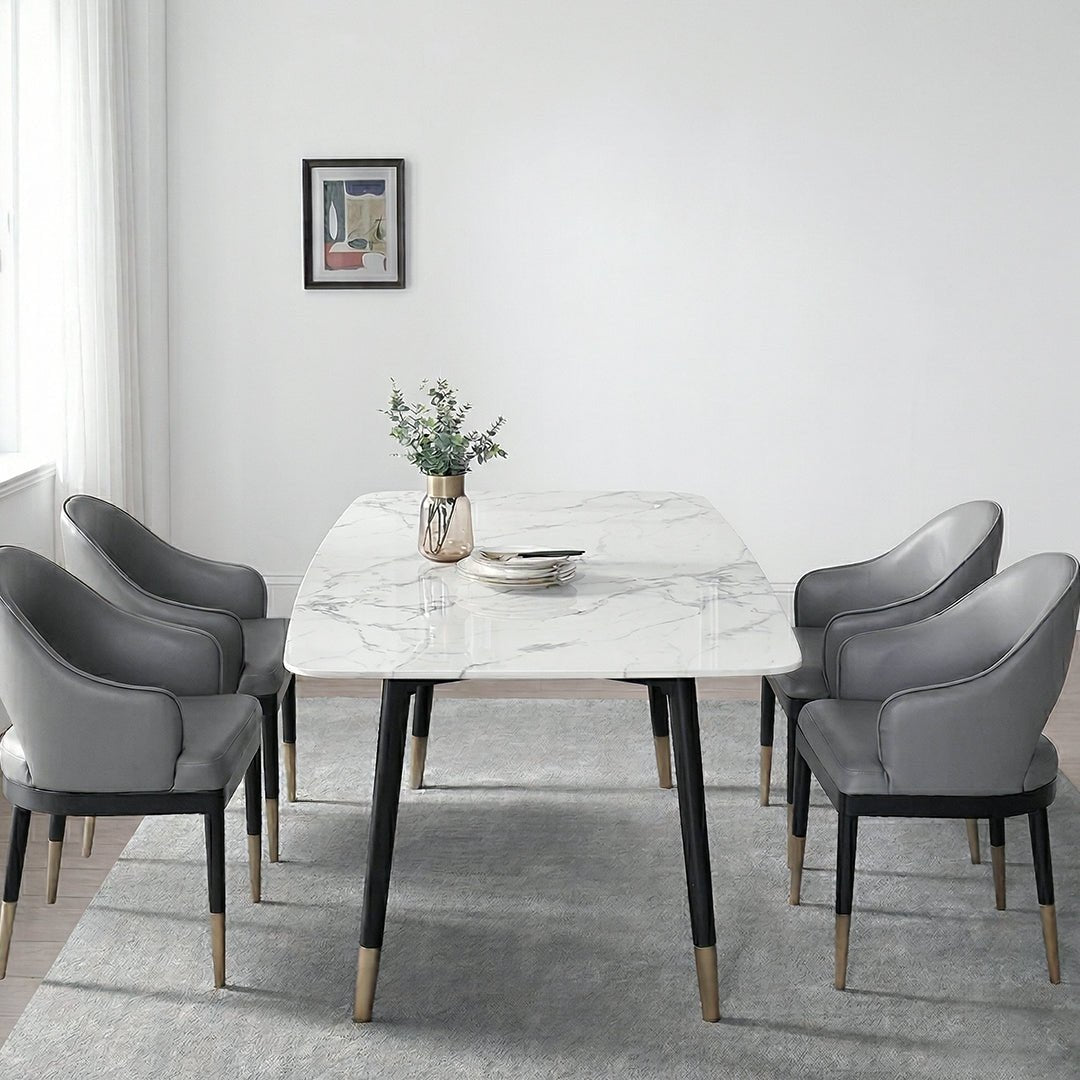 Malvern Dining Table, White - Miola