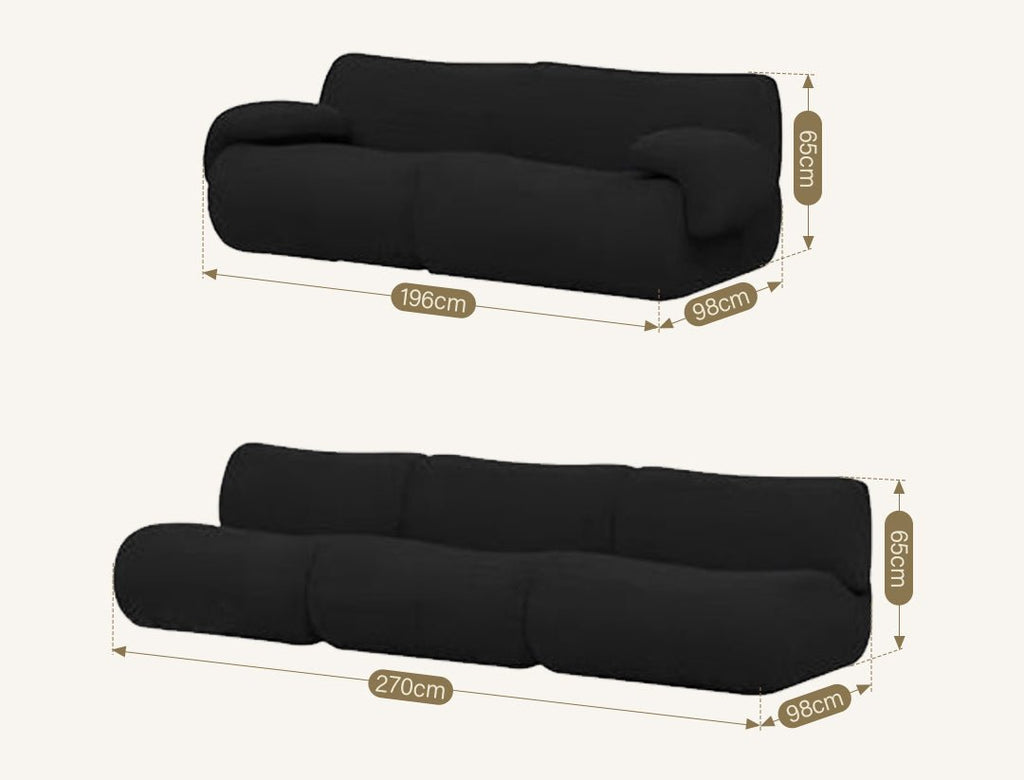 Matuszewski Modular Sofa, Two Seater, Three Seater, Boucle - Miola