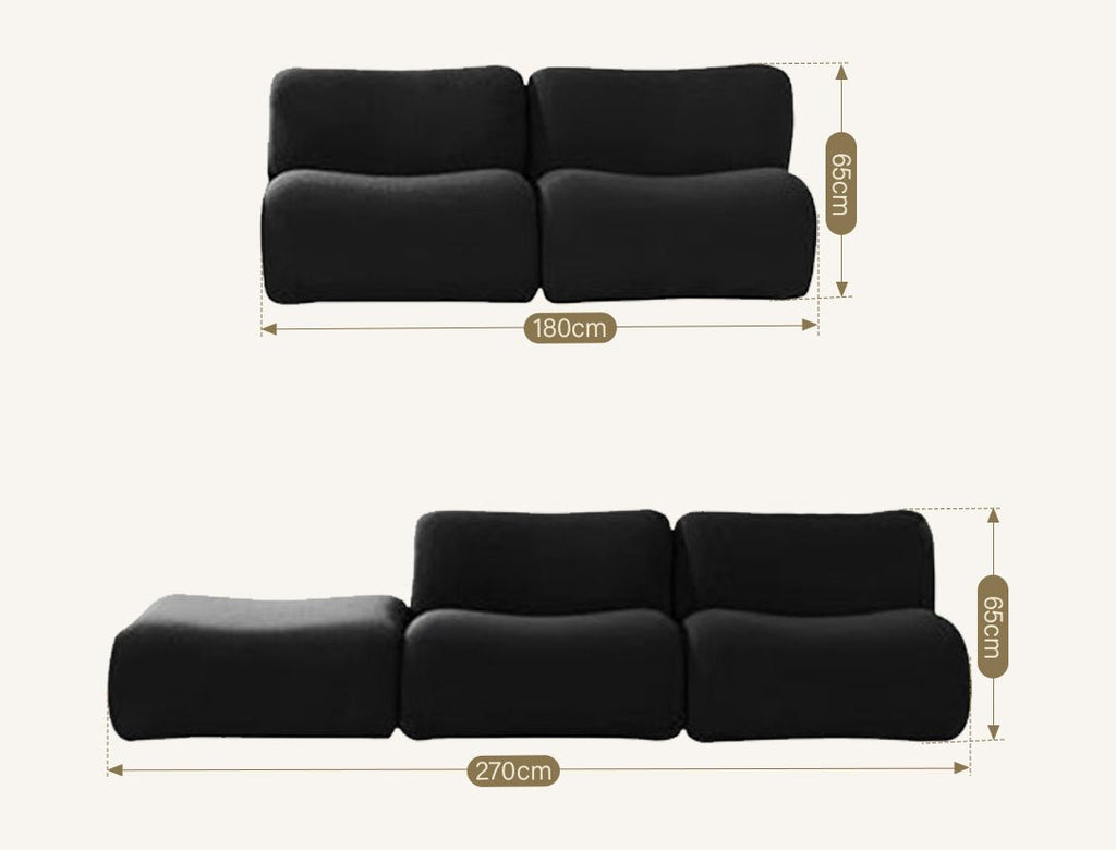 Matuszewski Modular Sofa, Two Seater, Three Seater, Boucle - Miola
