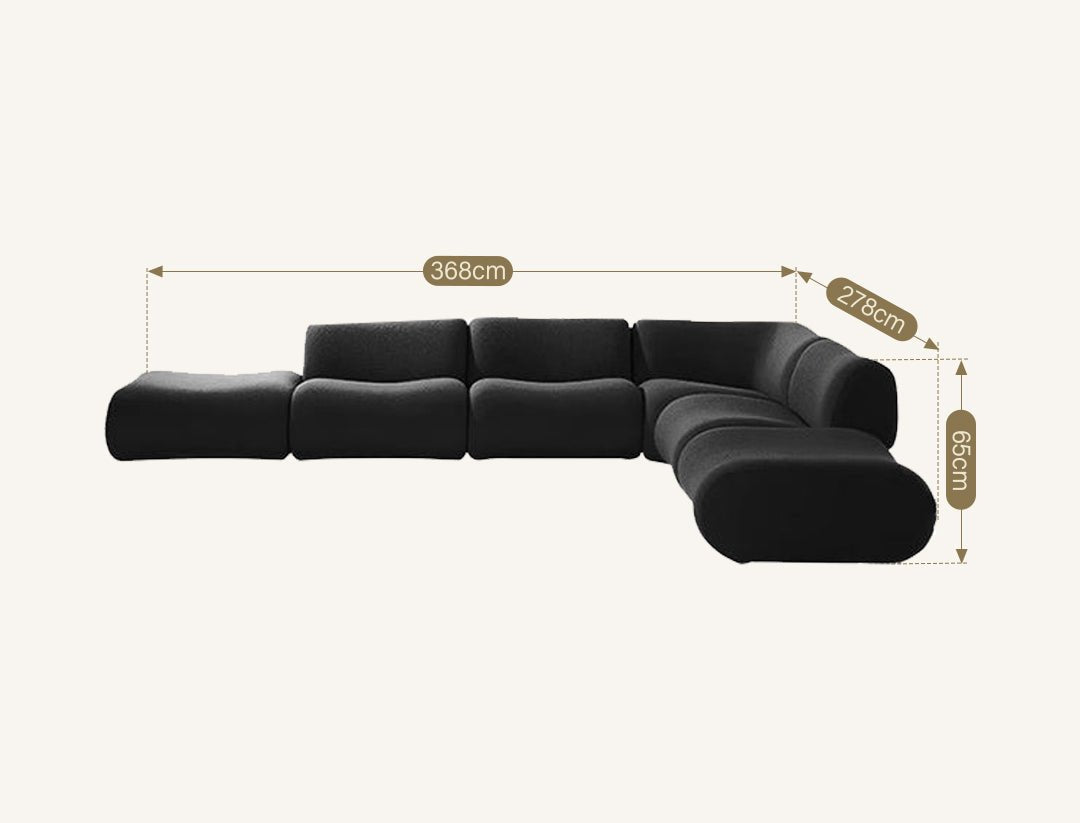 Matuszewski Modular Sofa, Two Seater, Three Seater, Boucle - Miola