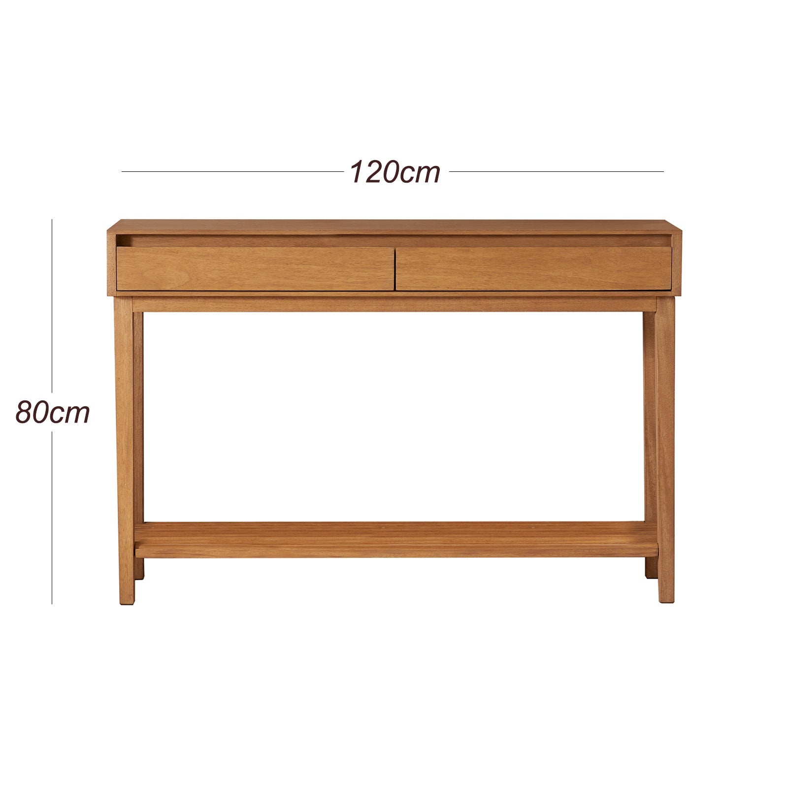 Melia Console Table with Two Drawers - Miola