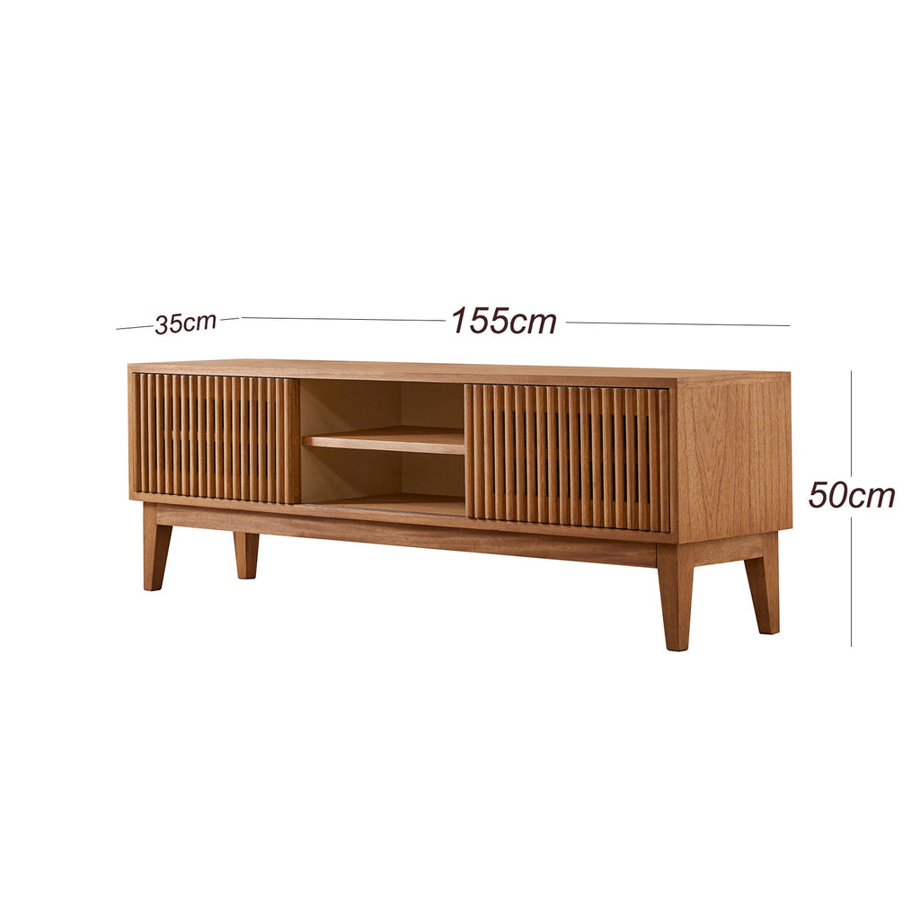 Melia Media Unit with Sliding Doors - Miola