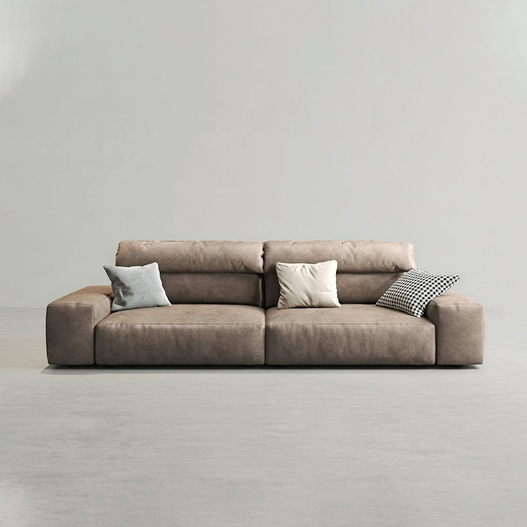 Montgomery Three Seater / Four Seater Corner Sofa, Leathaire - Miola