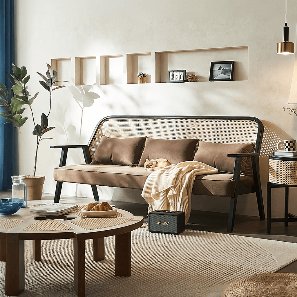 Morris Rattan Two Seater, Three Seater Sofa - Miola
