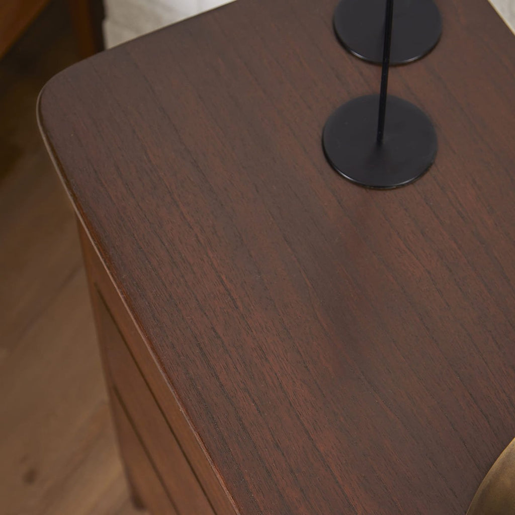 Norway Walnut Chest of 3 Drawers - Miola