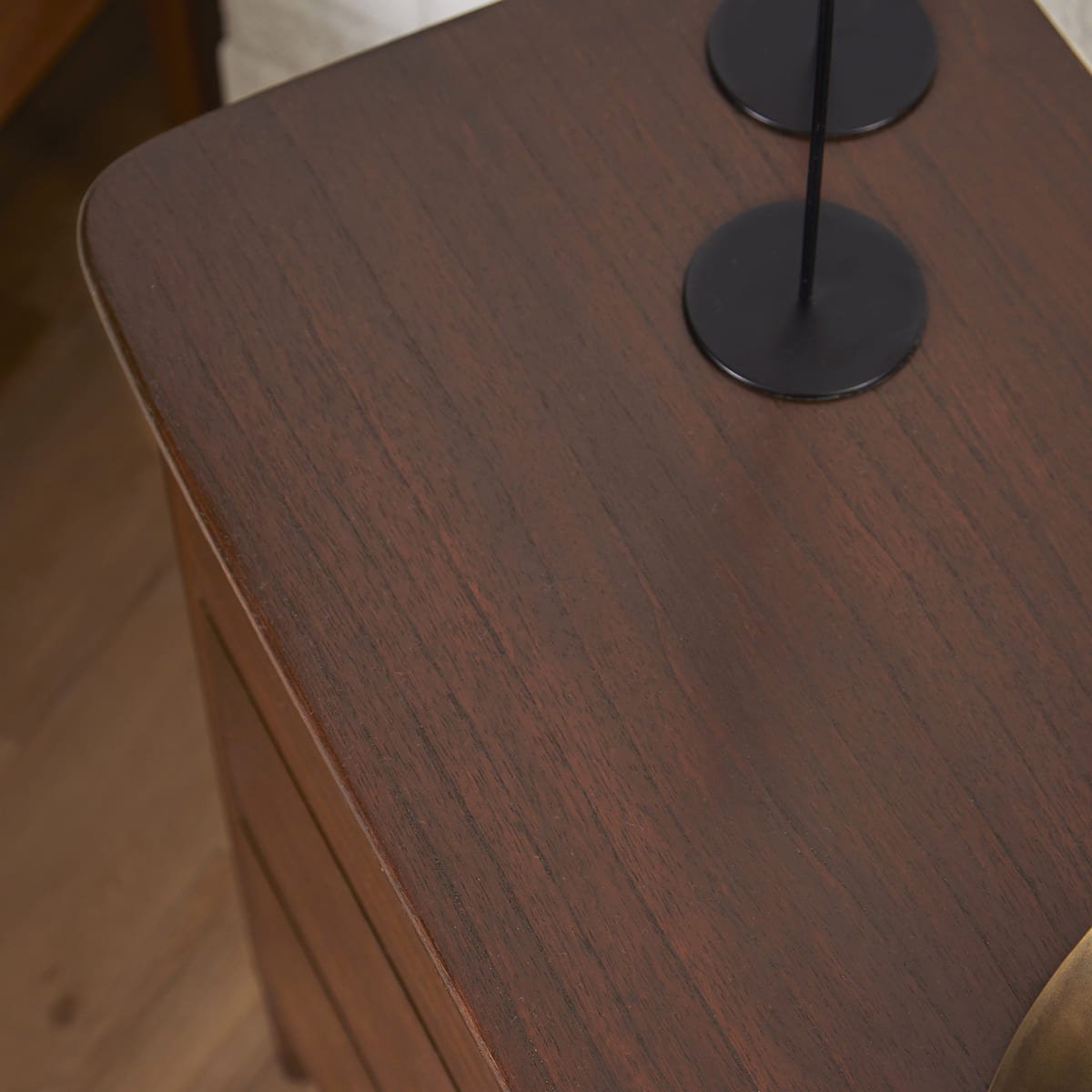 Norway Walnut Chest of 3 Drawers - Miola