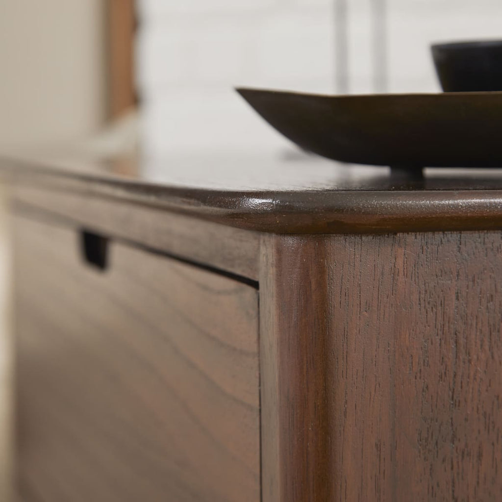 Norway Walnut Chest of 3 Drawers - Miola