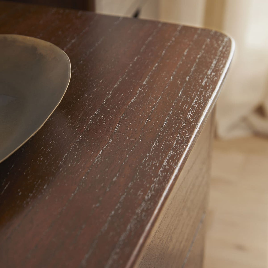 Norway Walnut Chest of 3 Drawers - Miola