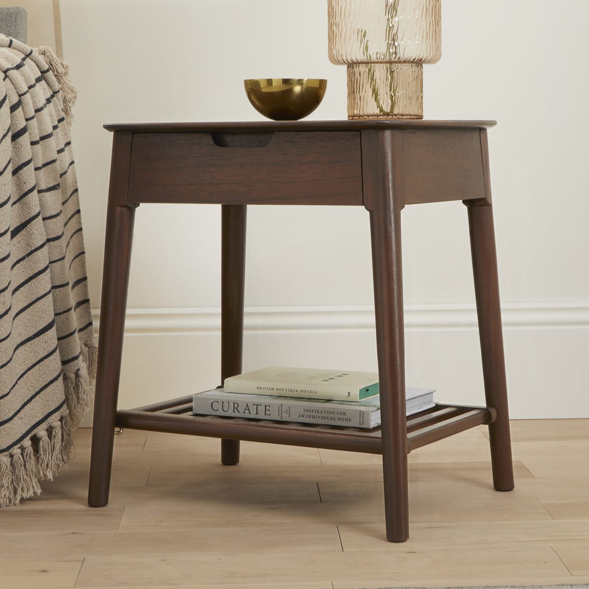 Norway Walnut Side Table - Miola
