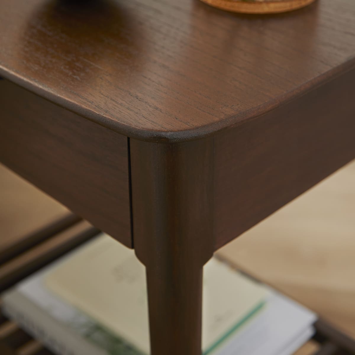Norway Walnut Side Table - Miola