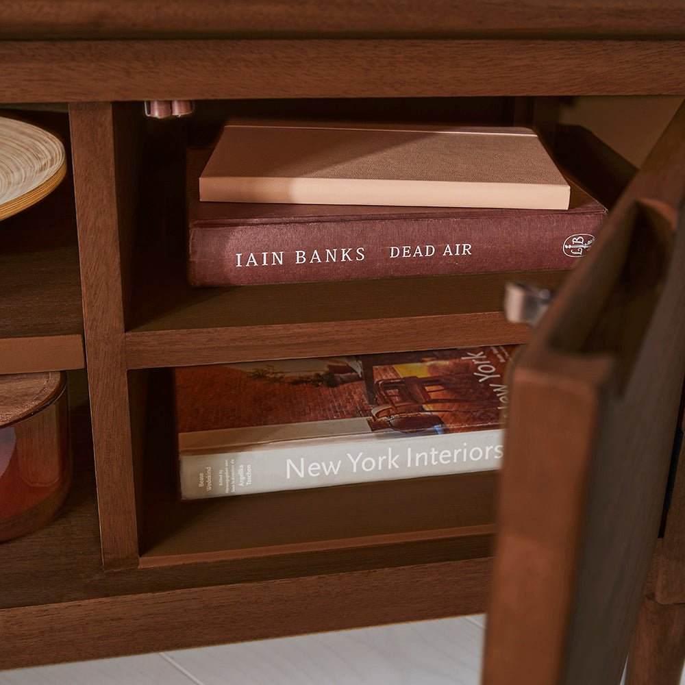 Norway Walnut Tv Stand & Media Unit - Miola