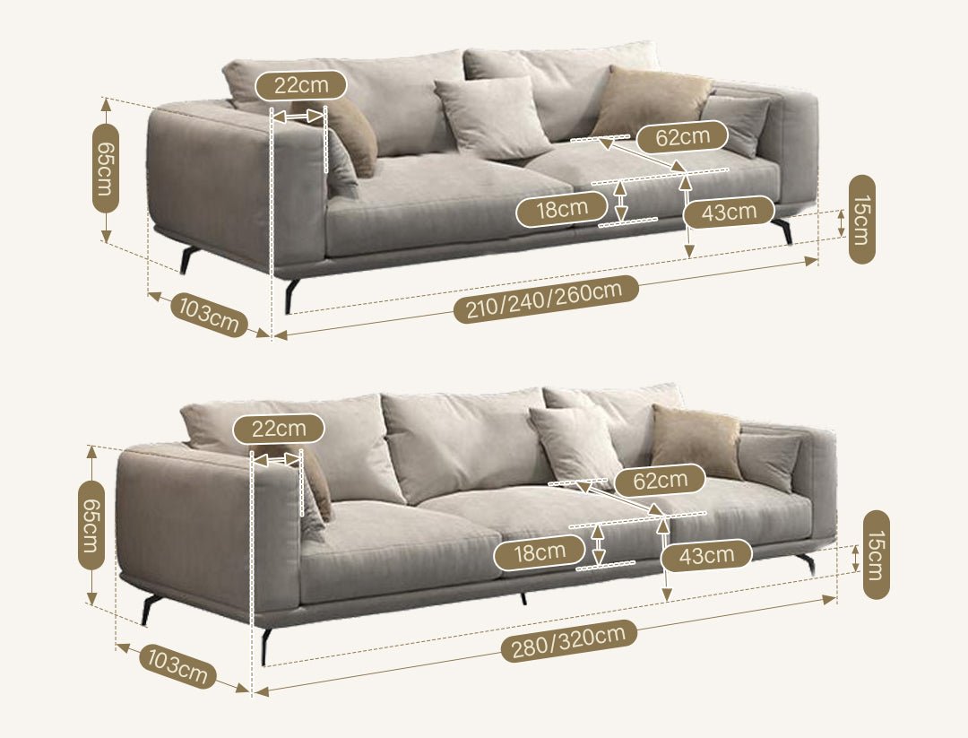 NR23 Three Seater Corner Sofa, Leathaire - Miola